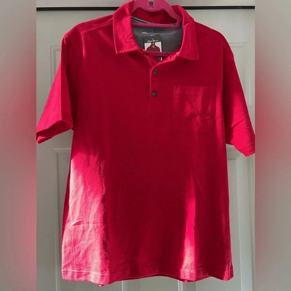 BUNDLE: 3- Eddie Bauer mens classic fit pocket polo shirt. Size: M. - Picture 9 of 16